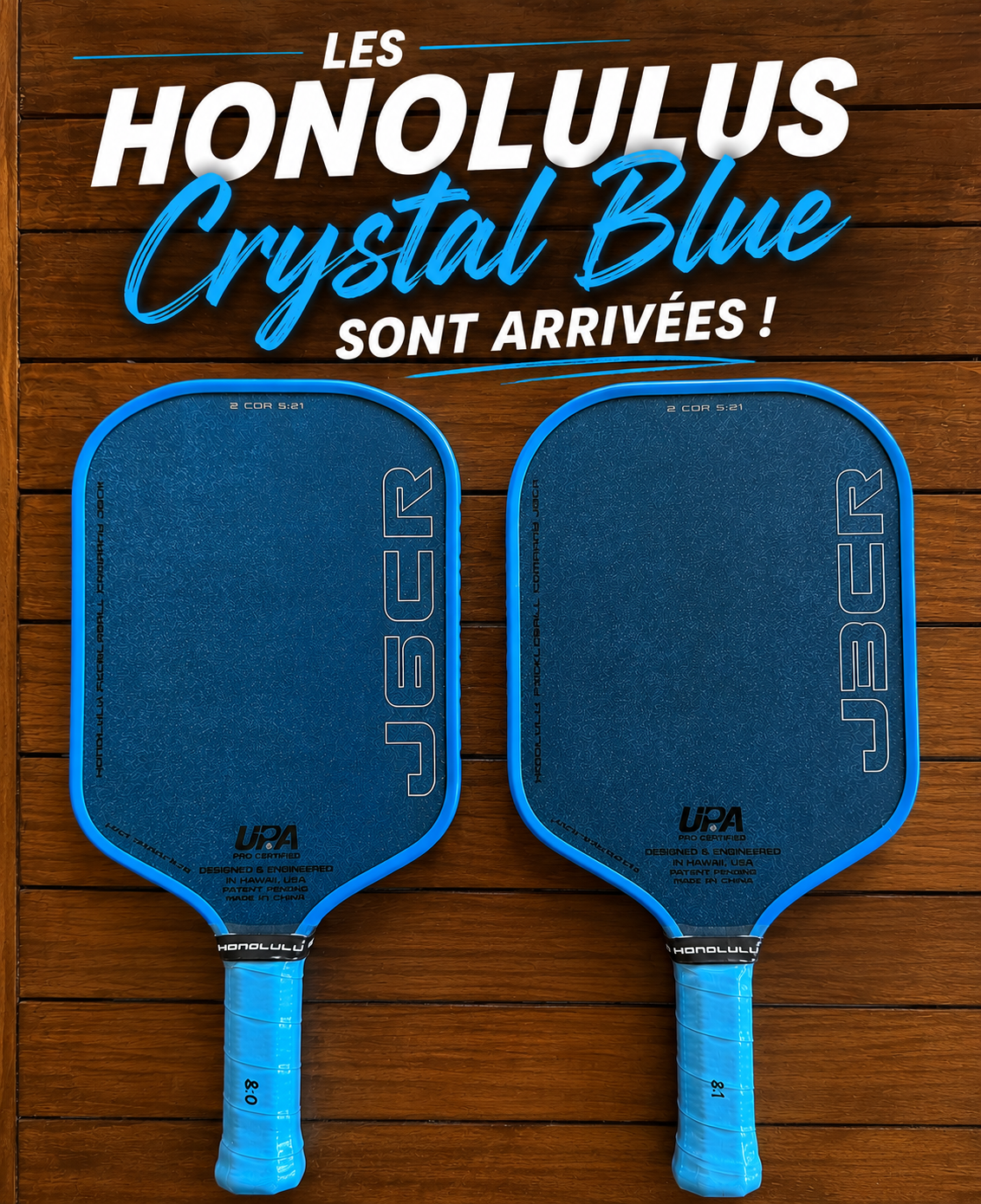 Première impression Honolulu j3cr crystal blue